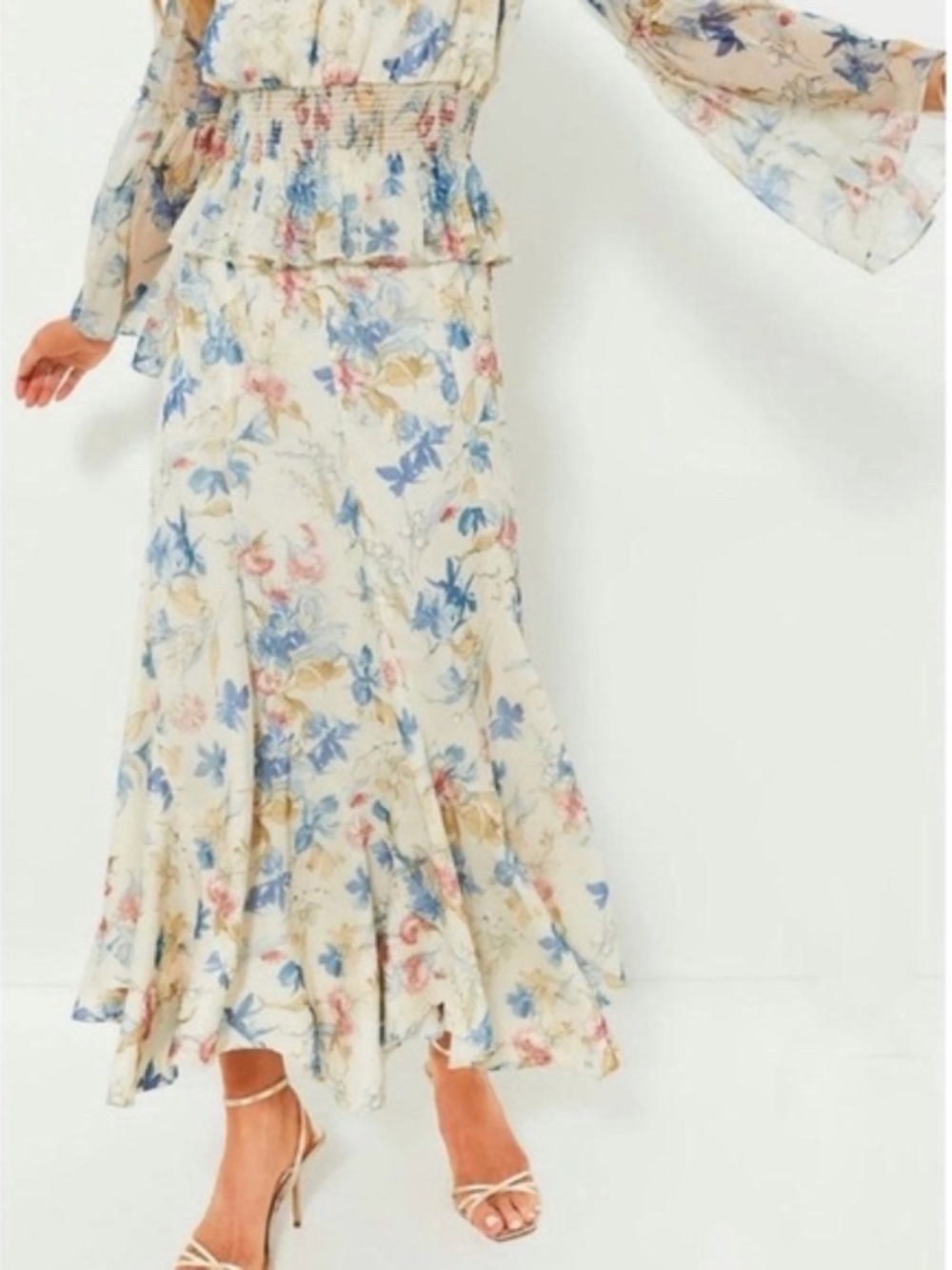Tuckernuck Cosmos Floral Mallory Skirt Size XS NWT